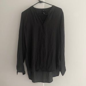 H&M grey blouse